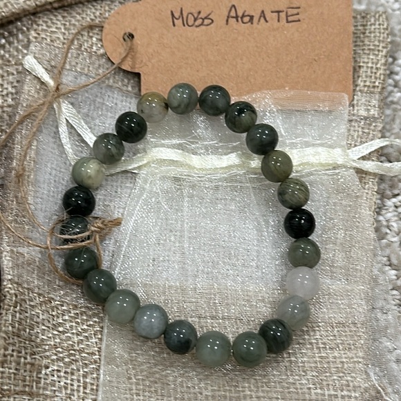💎 Natural HEALING Gem Stone Beaded Stretch Bracelets - Picture 6 of 14